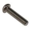 RS PRO Plain Stainless Steel Button Tamper Proof Security Screw M6 x 25 mm 621-2732