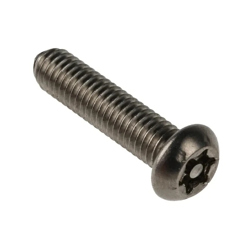 RS PRO Plain Stainless Steel Button Tamper Proof Security Screw M6 x 25 mm 621-2732
