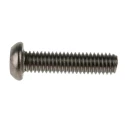 RS PRO Plain Stainless Steel Button Tamper Proof Security Screw M6 x 25 mm 621-2732