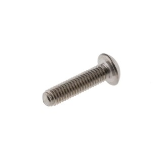 RS PRO Plain Stainless Steel Button Tamper Proof Security Screw M3 x 12 mm 621-2748