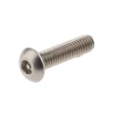 RS PRO Plain Stainless Steel Button Tamper Proof Security Screw M3 x 12 mm 621-2748
