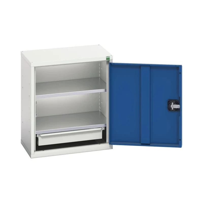 Bott 1 Door, 1 Drawer Steel Wall Cupboard with 2 Shelves 525mm Width 350mm Depth 600mm Height 16929003.11