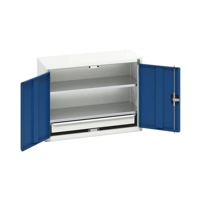 Bott 2 Door 1 Drawer Steel Floor Standing Cupboard 600 mm Height 800 mm Width 350 mm Depth 16929103.11