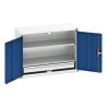 Bott 2 Door 1 Drawer Steel Floor Standing Cupboard 600 mm Height 800 mm Width 350 mm Depth 16929103.11