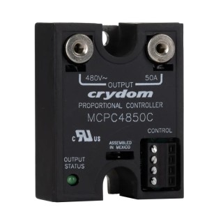 Crydom MCPC Series Solid State Relay, 50 A Load Current, Panel Mount, 530 V AC Load, 32V DC Control MCPC4850C
