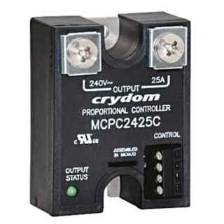 Crydom Solid State Relay, 50 A Load, Panel Mount, 530 V ac Load Voltage, 32V dc Control MCPC4850D