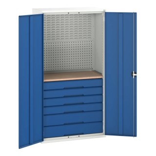 Bott 2 Door 6 Drawer Sheet Steel Floor Standing Cupboard 2m Height 1.05m Width 550mm Depth 16926573.11