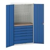 Bott 2 Door 6 Drawer Sheet Steel Floor Standing Cupboard 2m Height 1.05m Width 550mm Depth 16926573.11