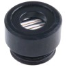 Global Laser 100° Fan Angle Cross Shape Moulded Multi Rod Laser Lens Exit Aperture 5 mm 1125-377-000