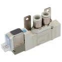 SMC Pneumatic Control Valve Solenoid Rc SY3000 Series 5/2 Ports 24V DC 225.7 NL/min Flow 