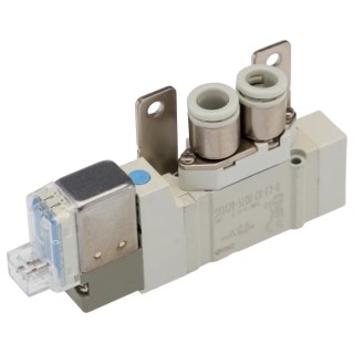 SMC Pneumatic Control Valve Solenoid Rc SY3000 Series 5/2 Ports 24V DC 225.7 NL/min Flow 