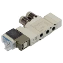 SMC Pneumatic Control Valve Solenoid Rc SY3000 Series 5/2 Ports 24V DC 225.7 NL/min Flow 