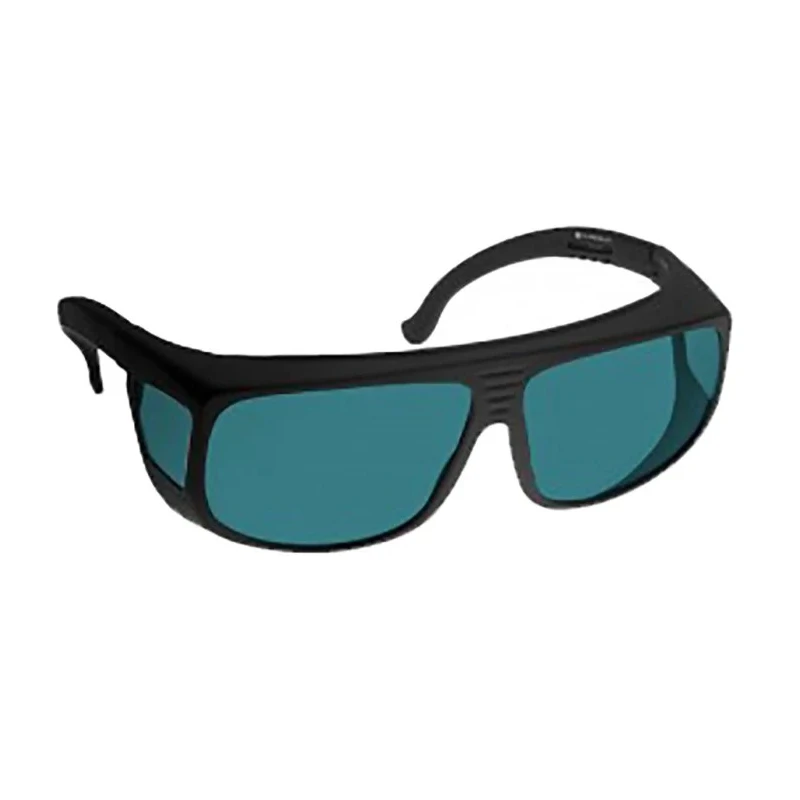 Global Laser Safety Glasses with Green Lens and Black Over Spectacle Frame 1990-13-000