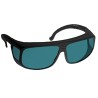 Global Laser Safety Glasses with Green Lens and Black Over Spectacle Frame 1990-13-000