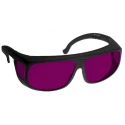 Global Laser Laser Enhancement Glasses Purple Lens Black Frame Over Spectacle CE ANSI Z87 EN 166-1F 1997-02-000