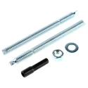 RS PRO Capsule Anchor Stud, 10 Resin Anchor M8 10 Pcs Chemical Fixing System 622-1859