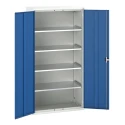 Bott 2 Door Steel Floor Standing Workshop Cupboard with 4 Shelves 2 m Height 1.05 m Width 550 mm Depth 16926267.11
