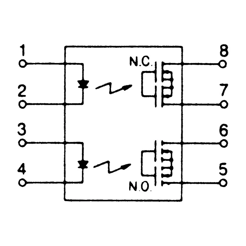 Panasonic AQW Series Solid State Relay 0.1A Load 400V PCB Mount MOSFET Output AQW614