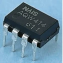 Panasonic AQW Series Solid State Relay, 0.1A Load Current, 400V Load Voltage, 1.5V Control Voltage, PCB Mount DIP-8 AQW414