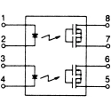Panasonic AQW Series Solid State Relay, 0.1A Load Current, 400V Load Voltage, 1.5V Control Voltage, PCB Mount DIP-8 AQW414