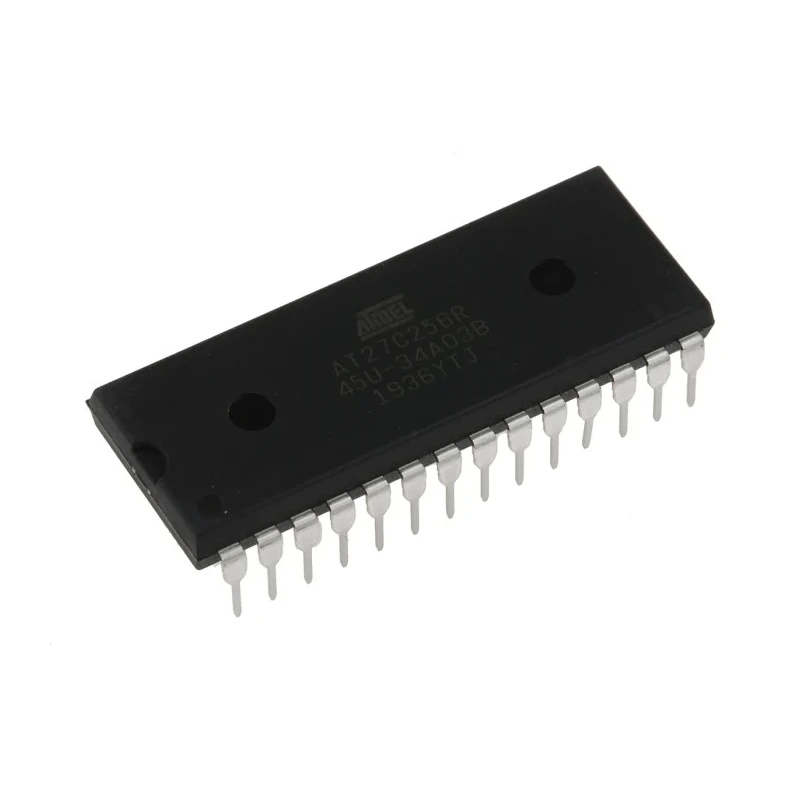 Microchip 256 kB EPROM 28-Pin PDIP Memory Chip AT27C256R-45PU