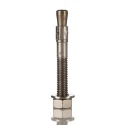 RS PRO Stainless Steel Captive Stud Through Bolt Anchor M12 x 105 mm Black Zinc Plated 622-1988