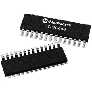 Microchip 64 kB EEPROM 150 ns 28-Pin SOIC Parallel Memory Chip AT28C64B-15SU