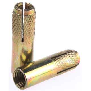RS PRO Steel Drop In Anchor M10 x 40 mm 12 mm Passivated Zinc Plated 622-2133