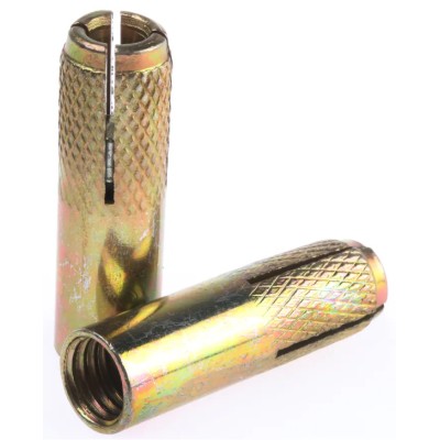 RS PRO Steel Drop In Anchor M10 x 40 mm 12 mm Passivated Zinc Plated 622-2133