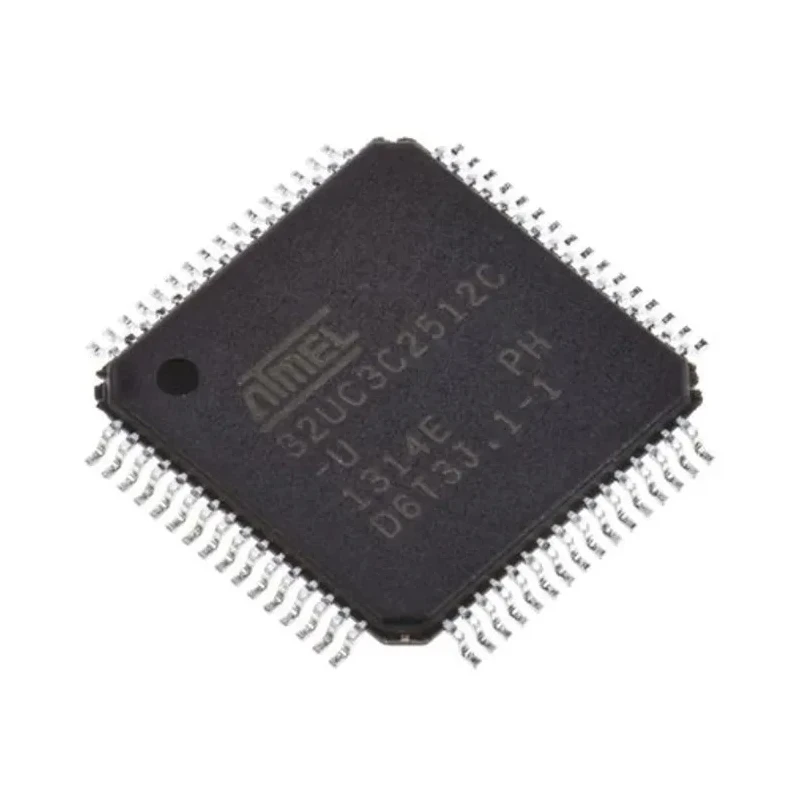 Microchip 32 bit AVR32UC Microcontroller, 512kB FLASH, 64-Pin TQFP, 66 MHz AT32UC3C2512C-A2UT