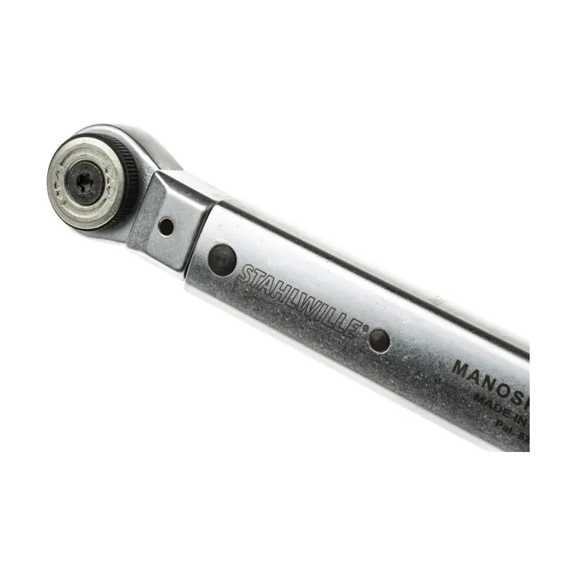 STAHLWILLE Digital Torque Wrench 6 To 60 Nm, 3/8 in Square Drive, 427mm Overall Model 96501006