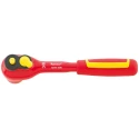 STAHLWILLE 3/8 in Ratchet with Ratchet Handle, 205mm Overall Length, VDE Insulated 1000V Approved 12430001