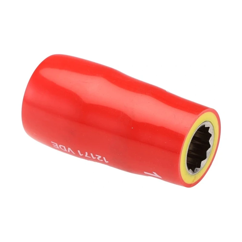 STAHLWILLE 3/8 in Drive 10 mm 12 Point Hex Socket VDE 1000V Approved Chrome Plated Steel 45mm Overall Length 2380010