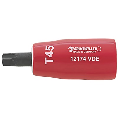 STAHLWILLE 3/8 in Drive T20 Bit Hex VDE 1000V Approved Socket, 67mm Overall Length 2390020