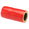 STAHLWILLE 3/8 in Drive 13 mm 12 Point Hex Chrome Plated VDE/1000V Approved Socket 48mm Overall Length 2380013