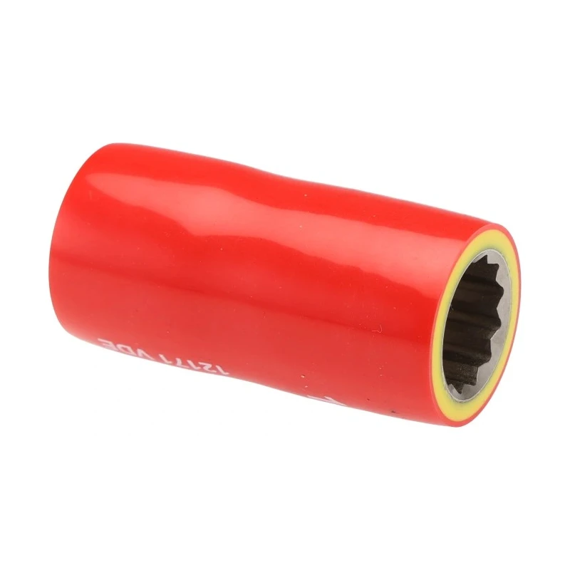 STAHLWILLE 3/8 in Drive 13 mm 12 Point Hex Chrome Plated VDE/1000V Approved Socket 48mm Overall Length 2380013
