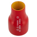 STAHLWILLE 3/8 in Drive 22 mm 12 Point Hex VDE 1000V Approved Insulated Socket, Chrome Plated Steel, 53mm Overall 2380022