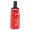 STAHLWILLE 3/8 in Drive T45 Bit Hex VDE/1000V Approved Socket, Chrome Alloy Steel, 67mm Length 2390045