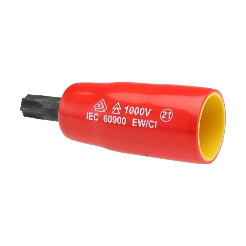STAHLWILLE 3/8 in Drive T45 Bit Hex VDE/1000V Approved Socket, Chrome Alloy Steel, 67mm Length 2390045