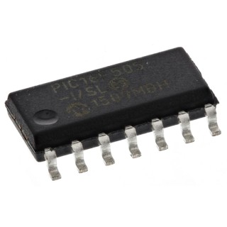 Microchip 8 bit PIC PIC16F Microcontroller 20 MHz 1.5kB FLASH 14-Pin SOIC PIC16F505-I/SL