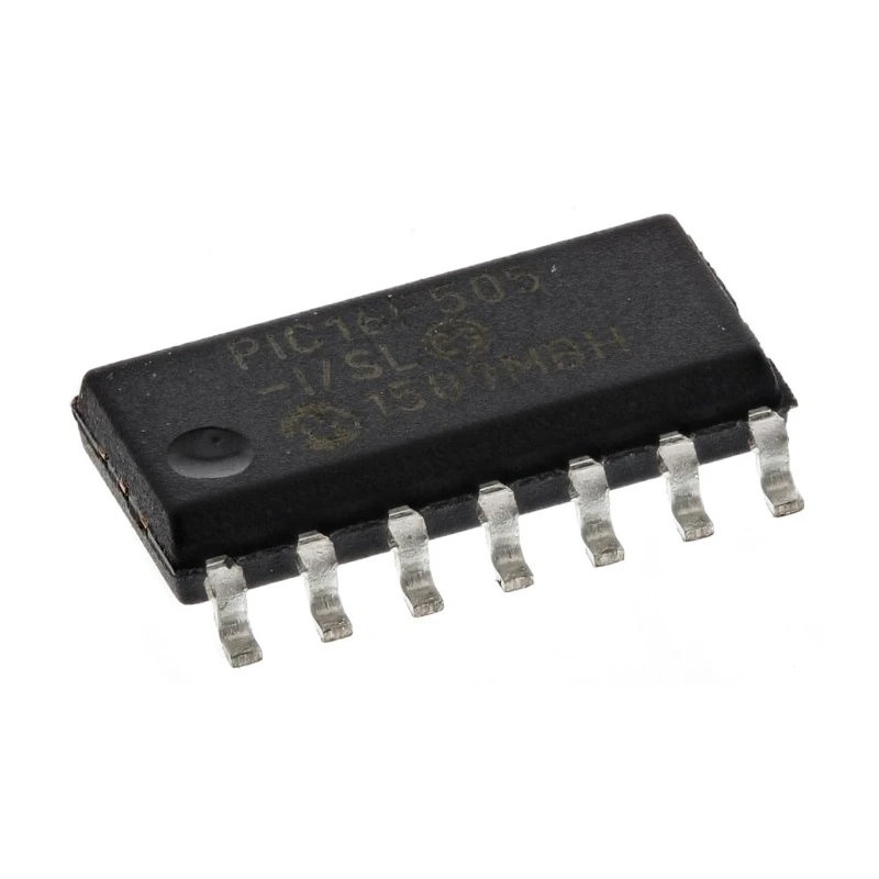 Microchip 8 bit PIC PIC16F Microcontroller 20 MHz 1.5kB FLASH 14-Pin SOIC PIC16F505-I/SL