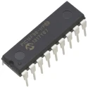 Microchip 8 bit PIC PIC16F Microcontroller 20 MHz 7.168 kB Flash 256B EEPROM 18-Pin PDIP PIC16F88-I/P