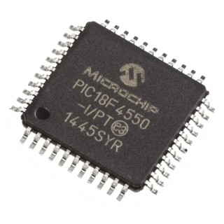 Microchip 8 bit PIC PIC18F Microcontroller, 48 MHz, 32 kB Flash, 2 kB RAM, 44-Pin TQFP PIC18F4550-I/PT