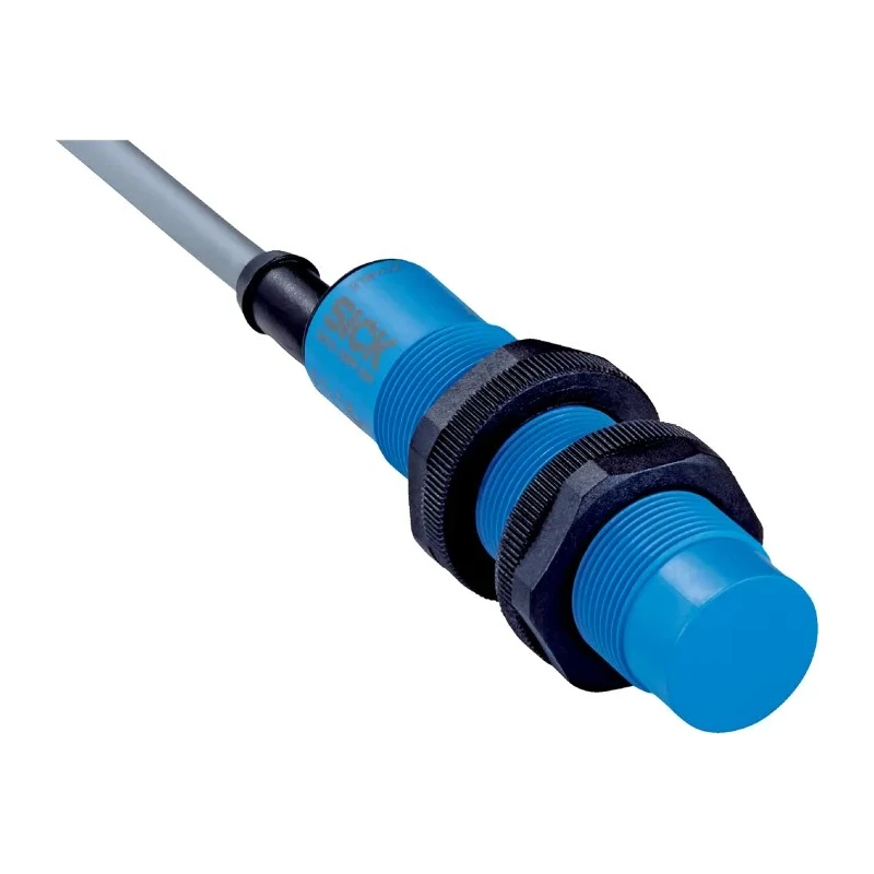 SICK Threaded Barrel Capacitive Proximity Sensor CM 12 mm, M18 x 1 PNP 200 mA 36 V DC CM18-12NPP-EW1