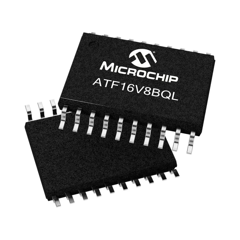 Microchip Simple Programmable Logic Device 150 Gates, 8 Macro Cells, 8 I/O, 62 MHz In-System Programmability ATF16V8B-15SU