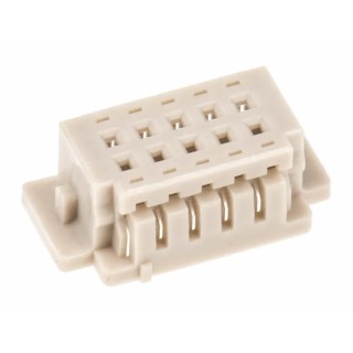 Hirose DF13 Female Connector Housing 1.25 mm Pitch 10 Way 2 Row Straight 