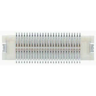 Hirose DF17 Series Straight Surface PCB Socket 20-Contact 2 Row 0.5 mm Pitch Solder 