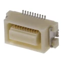 Hirose DF17 Series Straight Surface PCB Socket 20-Contact 2 Row 0.5 mm Pitch Solder 