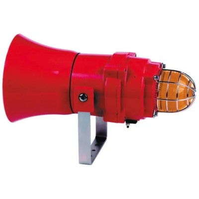 e2s BExCS110-05D Series Amber Sounder-Beacon Combination, IP66, IP67 24V DC Bracket Multi-Tone BEXCS11005DPFDC024AB1A1R/A