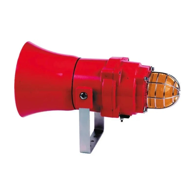 e2s BExCS110-05D Series Amber Sounder-Beacon Combination, IP66, IP67 24V DC Bracket Multi-Tone BEXCS11005DPFDC024AB1A1R/A